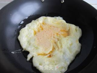 韭苔虾仁炒鸡蛋的做法步骤：5