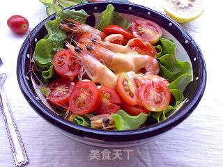 千岛虾仁蔬果沙拉的做法步骤：6