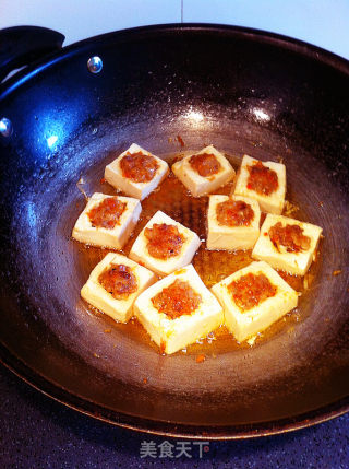 煎酿豆腐的做法步骤：7