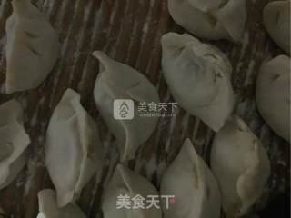 大倭瓜韭菜鸡蛋水饺的做法步骤：8