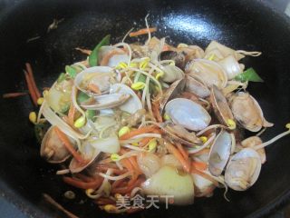 鲜蔬海鲜炒面的做法步骤：8