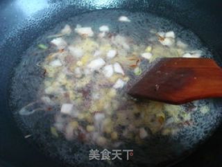 跟老杨学做菜——虾仁日本豆腐汤的做法步骤：5