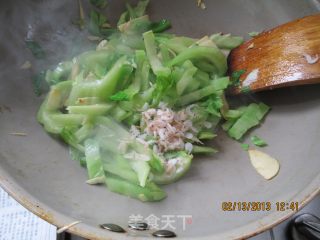 芥菜炒冬笋的做法步骤：3