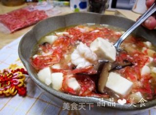 【浙菜】三虾豆腐的做法步骤：8