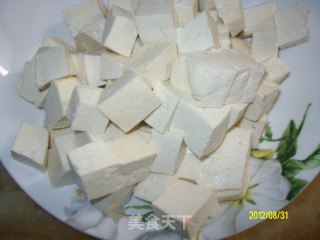 尖椒小豆腐的做法步骤：3