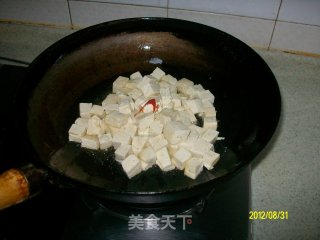 尖椒小豆腐的做法步骤：4