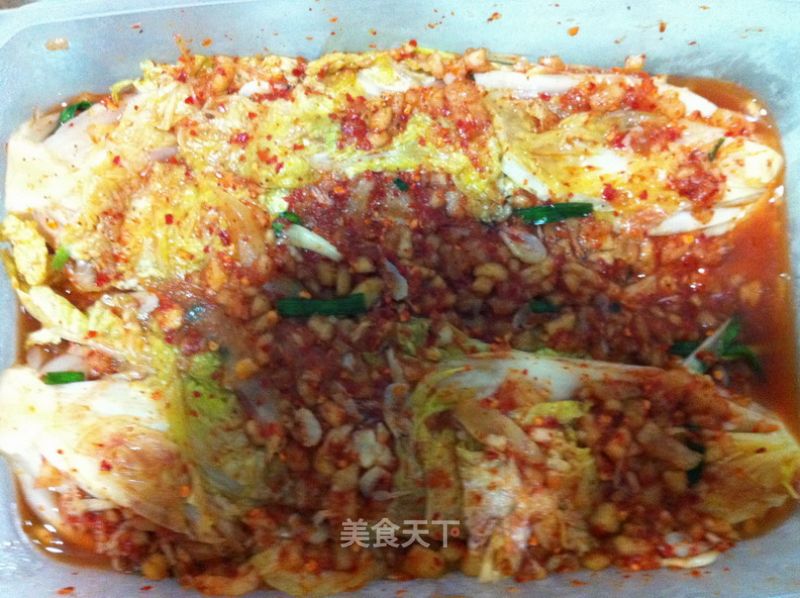 朝鲜族姨妈教我做的——辣白菜的做法
