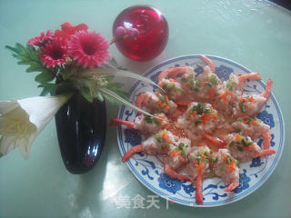 肉香凤尾虾的做法步骤：5