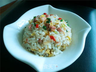 炒米饭的做法步骤：2