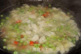 鲜虾疙瘩汤的做法步骤：5