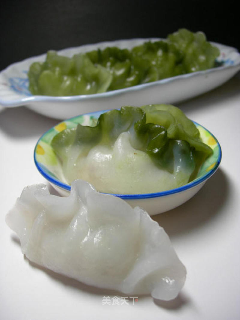 翡翠水晶虾饺的做法