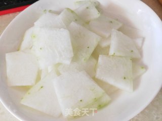 冬瓜虾仁海米汤的做法步骤：3