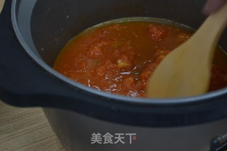 电锅菜——番茄虾仁腰果盅的做法步骤：4