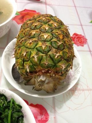 菠萝芝士炒虾仁的做法步骤：10