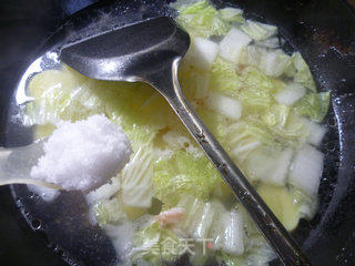 虾仁大白菜豆腐汤的做法步骤：8