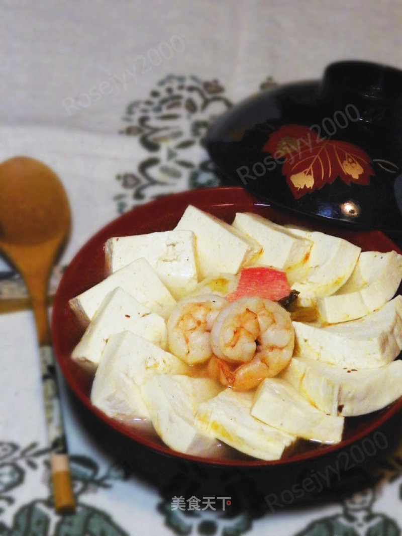 辣白菜味噌海鲜豆腐汤的做法