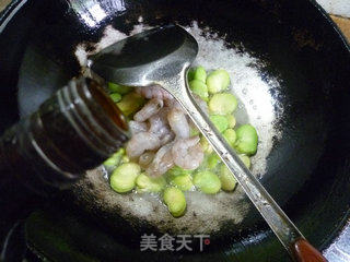 虾仁炒蚕豆的做法步骤：6