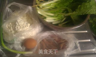 虾仁小白菜疙瘩汤的做法步骤：1