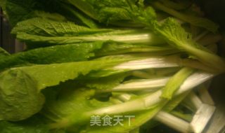 虾仁小白菜疙瘩汤的做法步骤：2
