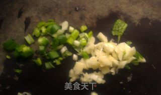 虾仁小白菜疙瘩汤的做法步骤：3