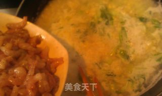虾仁小白菜疙瘩汤的做法步骤：15
