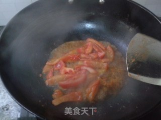 番茄鲜虾拌面的做法步骤：5