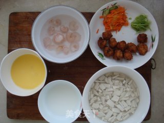 豆腐丸子汤的做法步骤：1