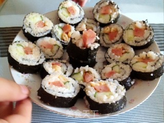 炎炎夏日，吃寿司！я люблю суши！的做法步骤：7