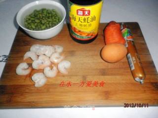 山寨版后厨中的扬州炒饭的做法步骤：1