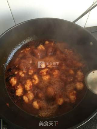 水煮虾丸和肉片的做法步骤：7