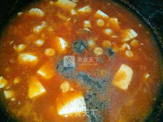 番茄虾仁豆腐汤的做法步骤：11