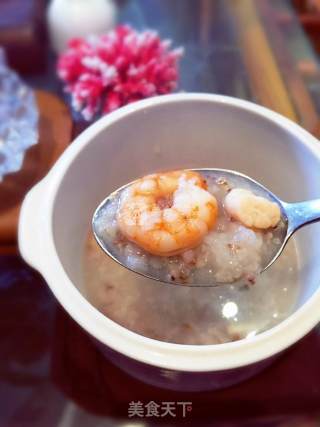 干贝虾仁糙米粥的做法步骤：3