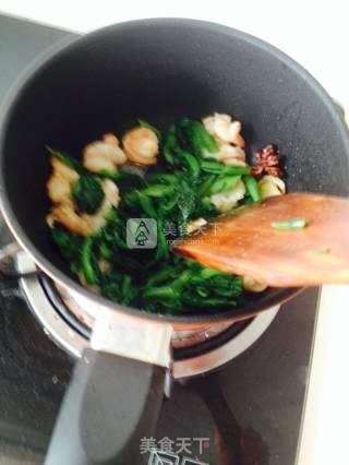 鲜虾小白菜汤的做法步骤：5