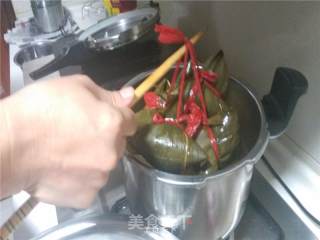海鲜肉粽的做法步骤：15