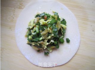 韭菜鸡蛋煎饺的做法步骤：6