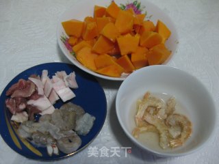 木瓜海米虾仁汤的做法步骤：2