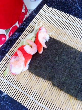 海虾海苔腐皮卷的做法步骤：3