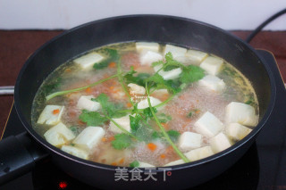 虾仁豆腐汤的做法步骤：9