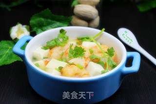 虾仁豆腐汤的做法步骤：10