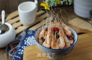 豉香白虾的做法步骤：7