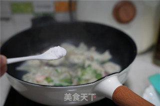 海鲜鸡蛋汤饺的做法步骤：12