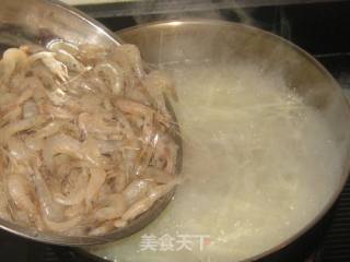 土豆丝白虾汤的做法步骤：5