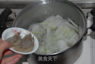 清肠消脂的冬瓜粉丝清汤的做法步骤：5