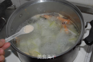 清肠消脂的冬瓜粉丝清汤的做法步骤：9