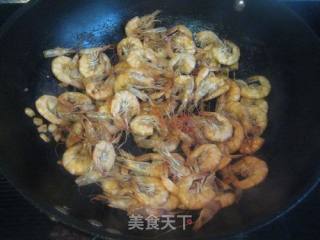 葱姜炒白虾的做法步骤：6