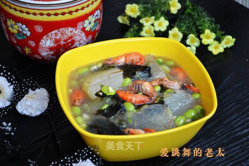 河虾紫菜冬瓜汤的做法