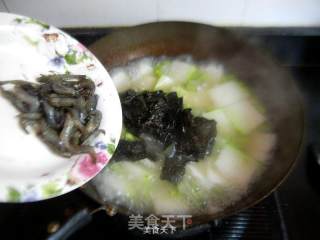 河虾紫菜冬瓜汤的做法步骤：11