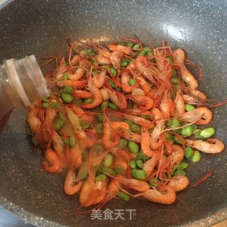 爆炒河虾豆子的做法步骤：5