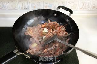 韭菜炒河虾的做法步骤：4