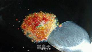 红椒韭菜炒河虾的做法步骤：6